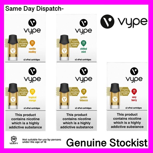 New vype vuse - epod, cartridges