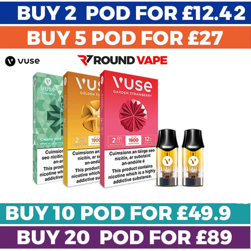 Vuse pro pods - pre-filled,