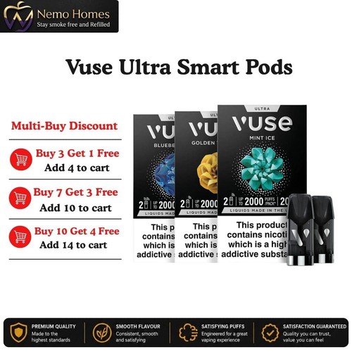 Vuse ultra smart pods - pods, |